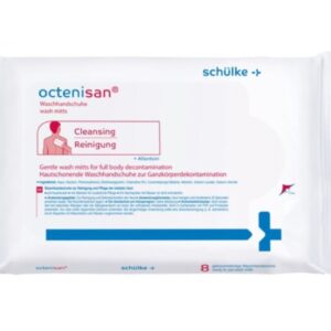 Octenisan mănuși de spălat 8pcs - mănuși pentru spălarea și îngrijirea pielii intacte fără apă